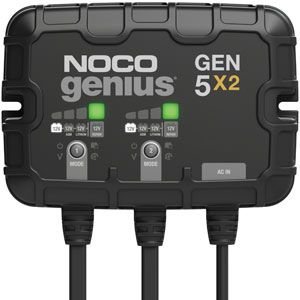 NOCO Genius GEN5X2 Boost Jump Starter, Maintainer, Battery Charger