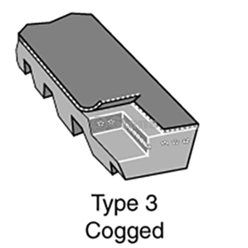 Replacement Exmark Cogged Pump Drive Belt 109 - 1057, 1091057, 1 - 413095, 413095 | 1091057, 1091057 | MowMore