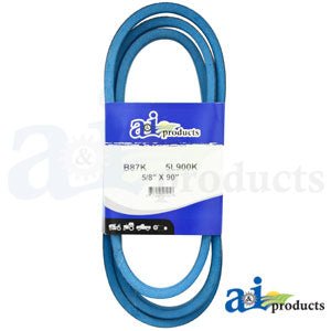 V - Belt replaces Exmark, Kubota, MTD, Snapper, and many more! | B87K90, B87K90 | MowMore