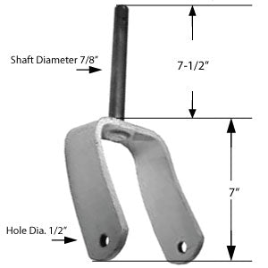Replaces Exmark Caster Yoke 1 - 322145 - 01 | CYS0307, CYS0307 | MowMore