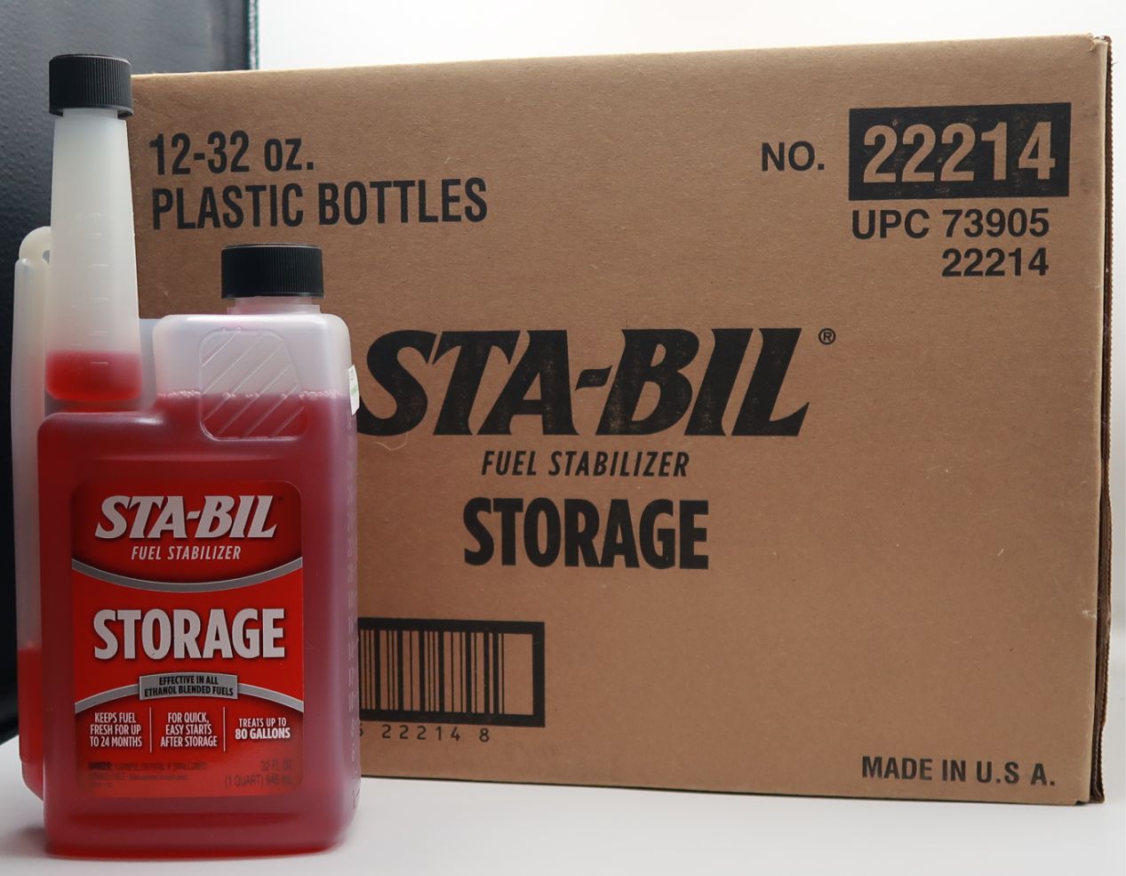 Case of 12 STA - BIL Storage Fuel Stabilizer, 32oz | G22214CASE, G22214CASE | MowMore