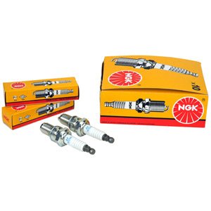 NGK BR9ES Spark Plugs - Set Of 4, Pre-Gapped, Standard Resistor, Power Spark