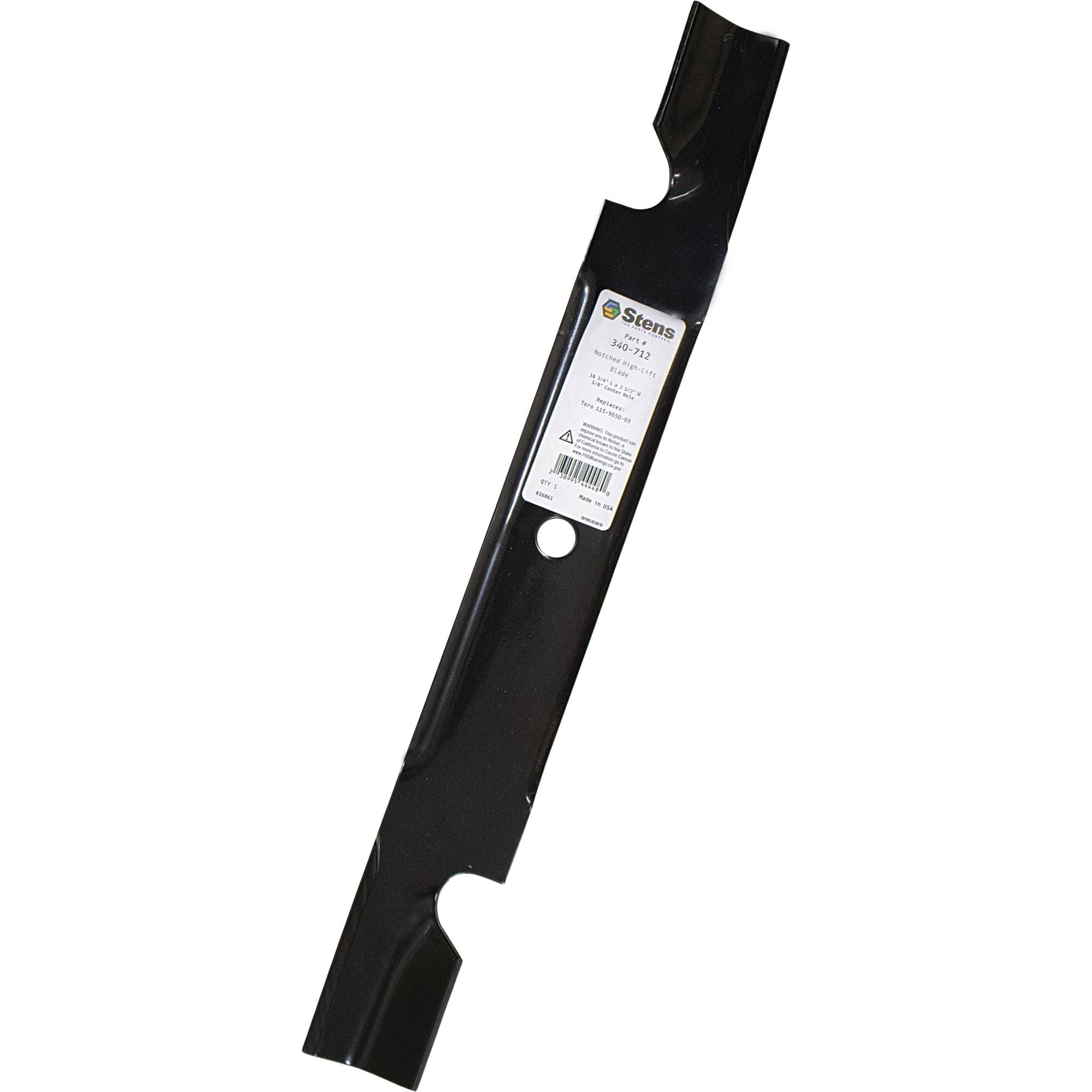 Hi - Lift Blade Replacement for Exmark/Toro 94 - 1861, 115 - 2454 - 03, 115 - 4999| 13226, 13226 | MowMore