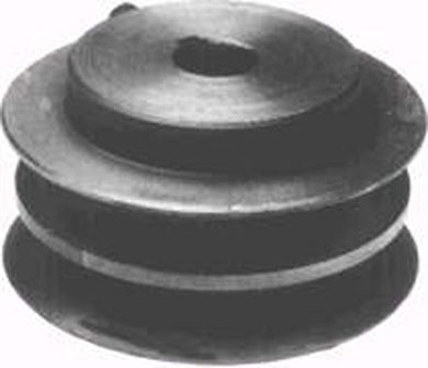 Replaces Scag Cast Iron Double Pulley | SCP124, SCP124 | MowMore