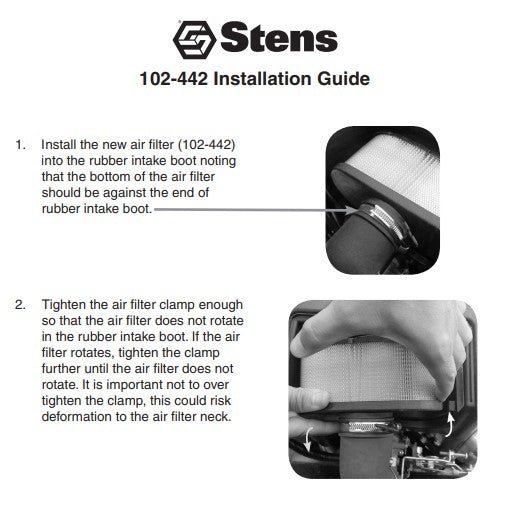 Stens Replacement Air Filter for Kawasaki 11013 - 7049, 11029 - 0031 and more | ST7049, ST7049 | MowMore
