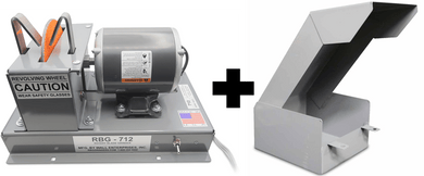 RBG 712 Blade Grinder Sharpener plus RBG940 Grit Collector | RBG712GC, RBG712GC | MowMore