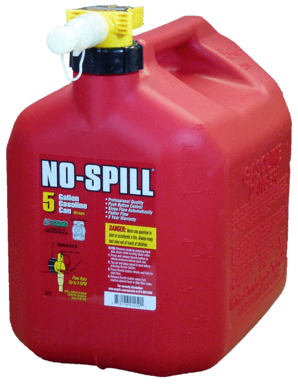 No-Spill 5 Gallon Gas Can / Fuel Can | GC13461