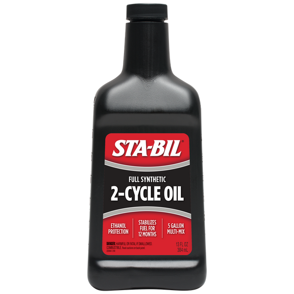 STA-BIL Fully Synthetic 2-cycle oil, with stabilizer 13oz.