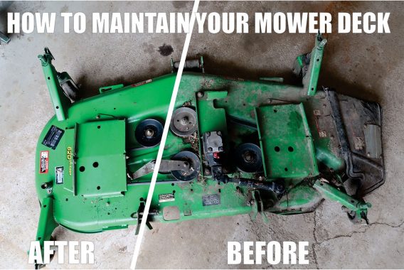 How to maintain your commercial lawn mower deck?