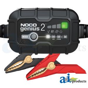 NOCO Genius2 Smart Battery Charger, Maintainer, Desulfator, Trickle Charger | NG2