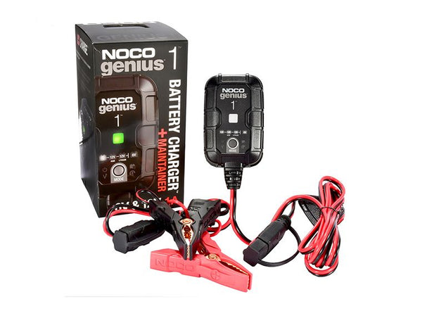 NOCO Genius1 Smart Battery Charger, Maintainer, Desulfator, Trickle Charger | NG1