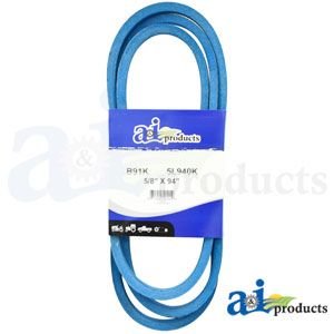 V - Belt replacement for Grasshopper, Kubota, Lesco, Scag and more B91K | PPKE13, PPKE13 | MowMore