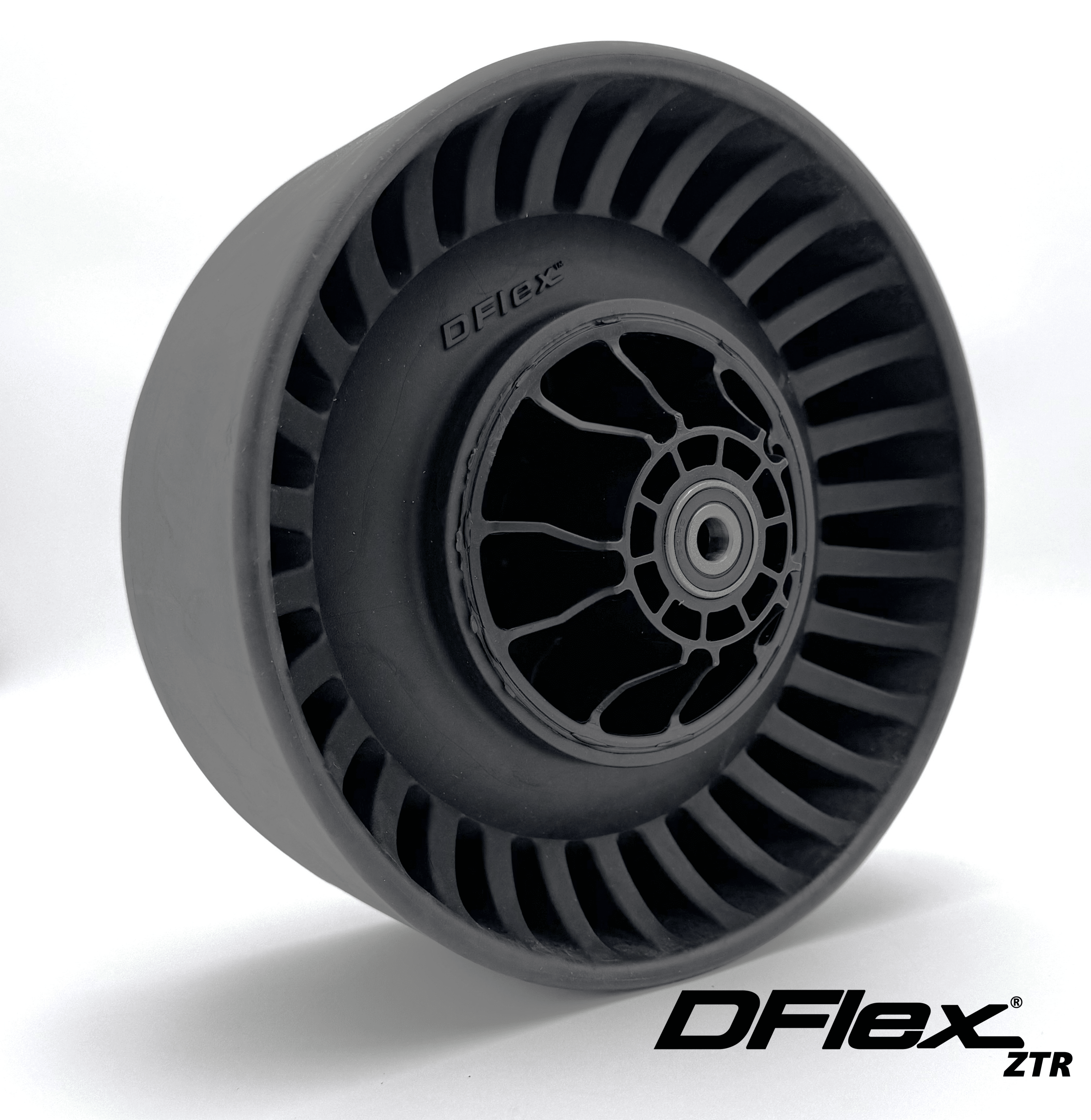 DFlex Flat - Free Lawn Mower Tires – 11x5 - 5 Solid Front Wheels for Zero Turn Mowers (2 Pack),  | MowMore
