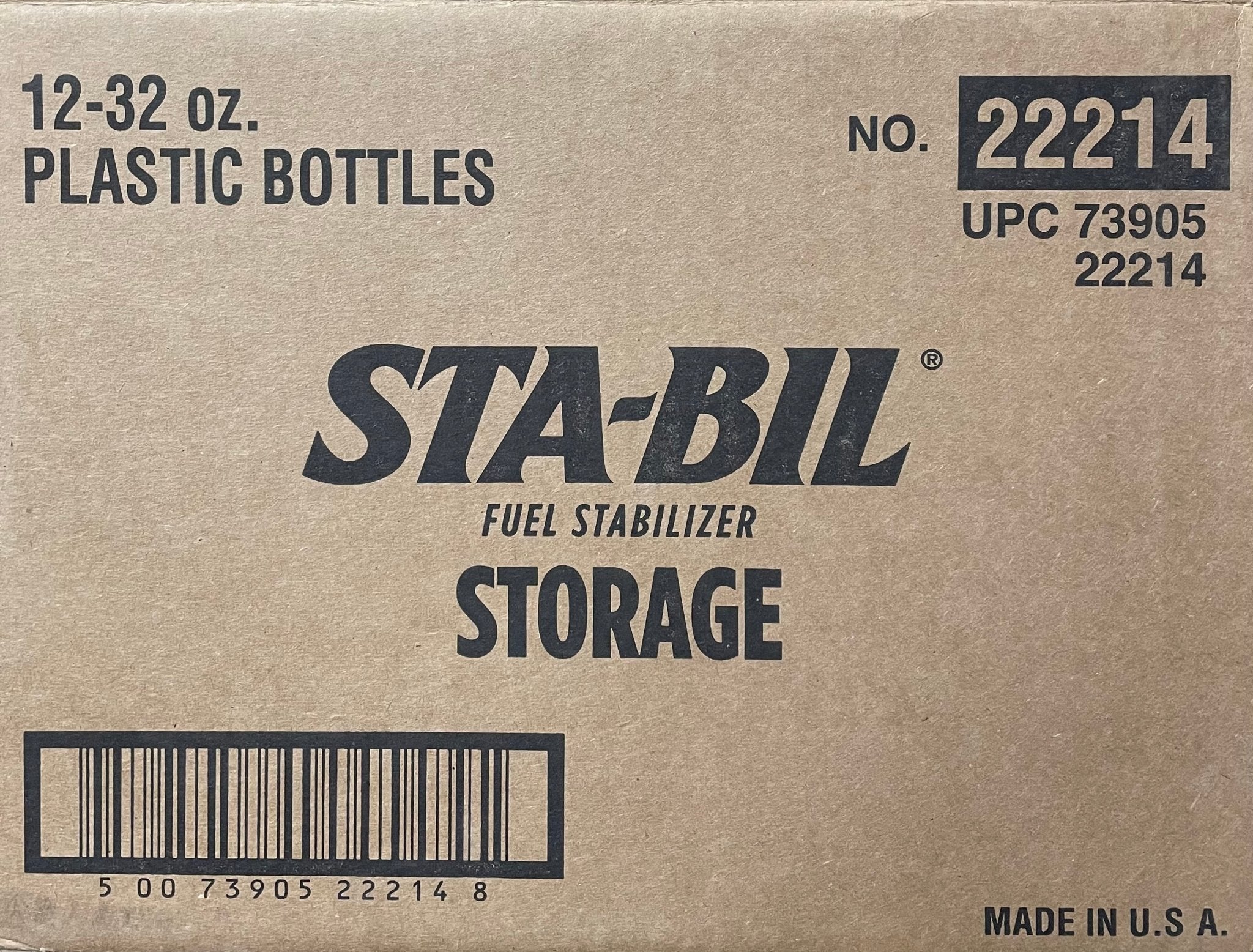 Case of 12 STA - BIL Storage Fuel Stabilizer, 32oz | G22214CASE, G22214CASE | MowMore