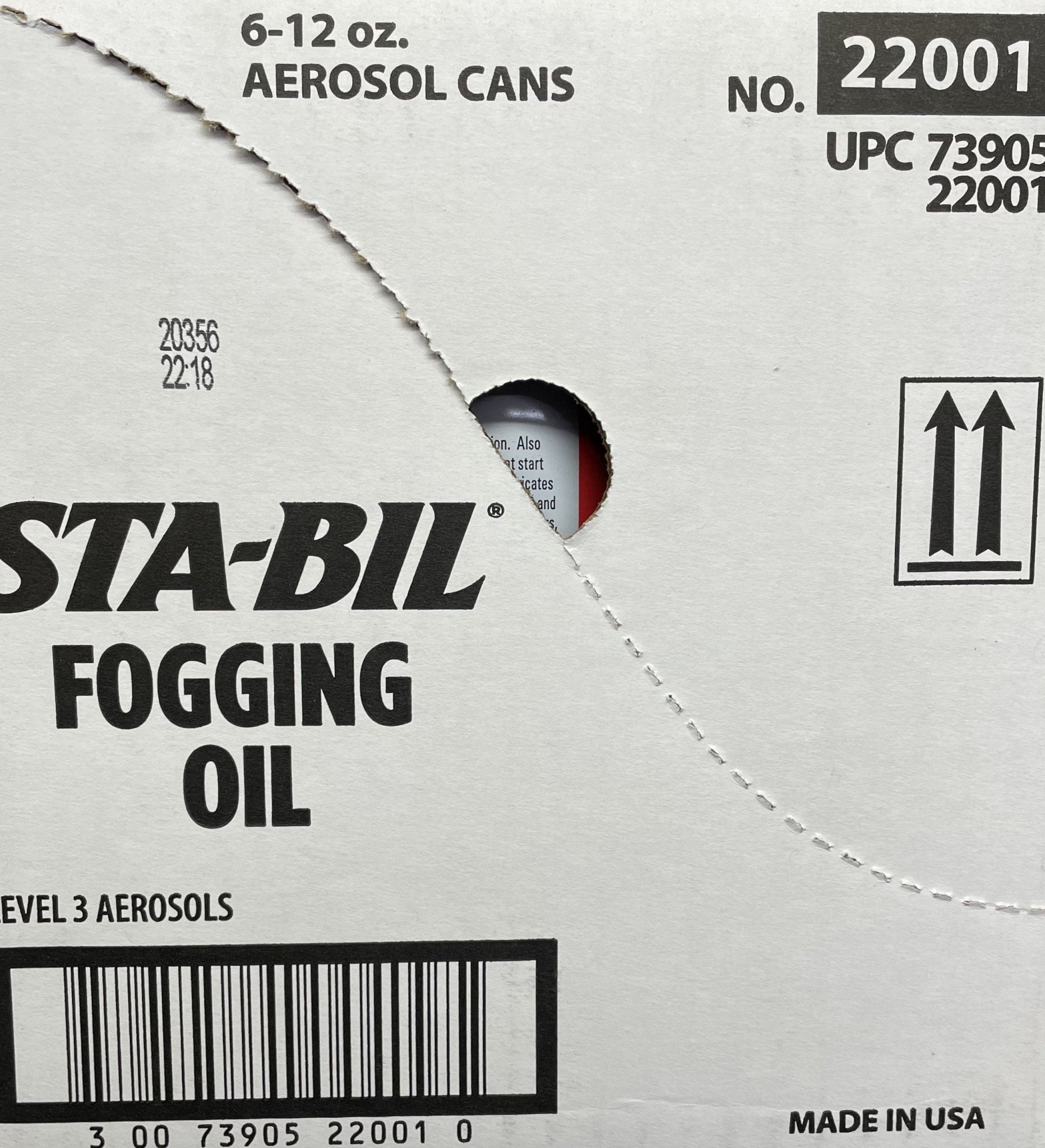 Case of 6 STA - BIL Fogging Oil 12oz bottles | G22001CASE, G22001CASE | MowMore