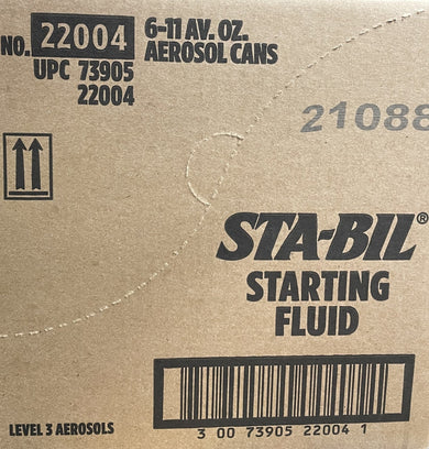 Case of 6 STA - BIL® Starting Fluid 11 oz. Can | G22004CASE, G22004CASE | MowMore
