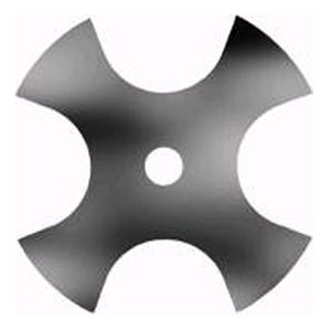 8" 4 - Point Star Edger Blade with 1" center hole | EBS276, EBS276 | MowMore