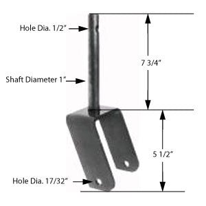 Replacement Caster Yoke for Bobcat 36411, 36526 | CYS6581, CYS6581 | MowMore