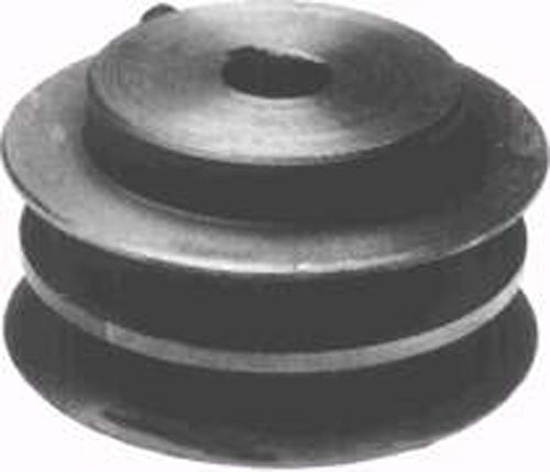 Replaces Scag Cast Iron Double Pulley | SCP124, SCP124 | MowMore