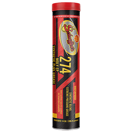 Schaeffer's #00 Moly EP Grease Syn.Blend, Waterproof 14oz. tube | S274, S274 | MowMore