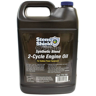 Case of 4 Synthetic Blend 2 - Cycle Engine Oil 1 Gallon Bottles | S770102, S770102 | MowMore