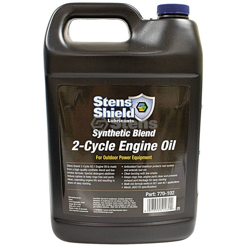 Case of 4 Synthetic Blend 2 - Cycle Engine Oil 1 Gallon Bottles | S770102, S770102 | MowMore