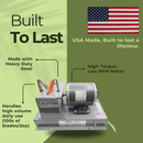 RBG 712 Blade Grinder, Mower Blade Sharpener, Fast Grind | MowMore
RBG712 heavy-duty mower blade grinder built to handle high volume grinding