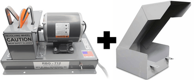 RBG 712 Blade Grinder Sharpener plus RBG940 Grit Collector | RBG712GC, RBG712GC | MowMore