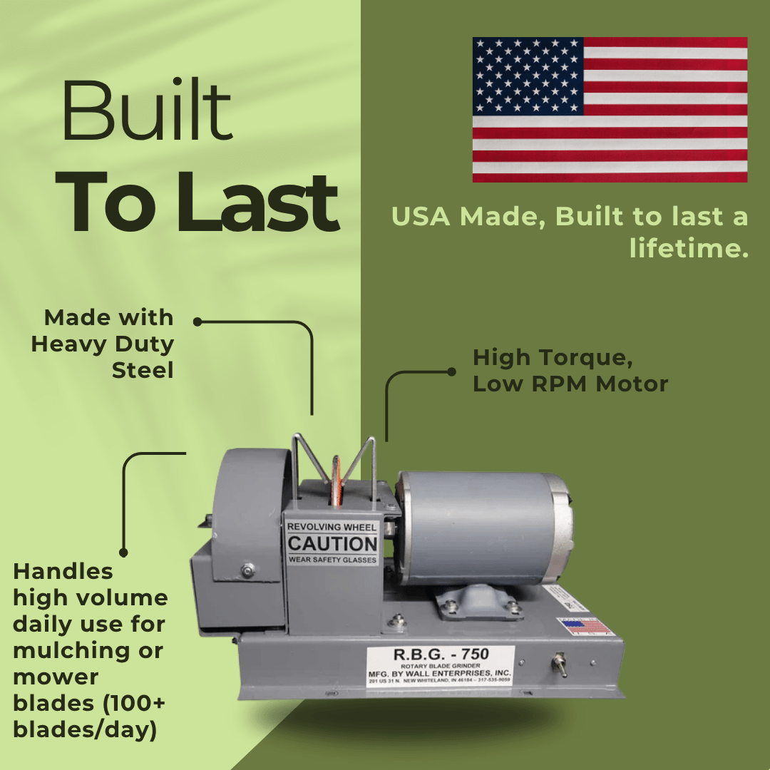 RBG 750 Commercial Mulching Blade Sharpener | MowMore