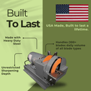 RBG 750 Professional Mulching Blade Sharpener USA Made Built to LAst | RBG750 | MowMore