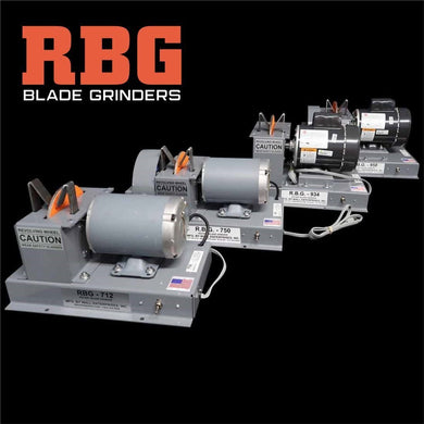 RBG712 Blade Grinder + Grit Collector + Spare Grind Wheel | RBG712GCW, RBG712GCW | MowMore
