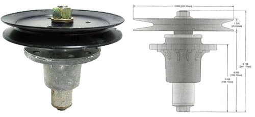 Replaces Exmark Spindle Assembly 1-644092 | SH13006