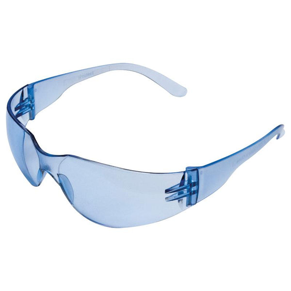 Safety Glasses with Blue Lens, Full UV Protection, Lightweight | SG15B